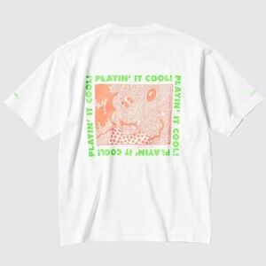 Uniqlo x Disney Mickey Mouse x Keith Haring T Shirt White Oversized Small